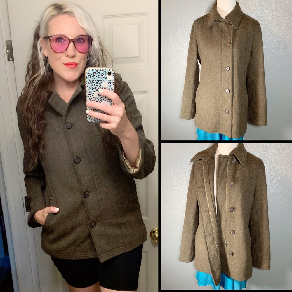 VINTAGE, J. CREW, wool coat!!